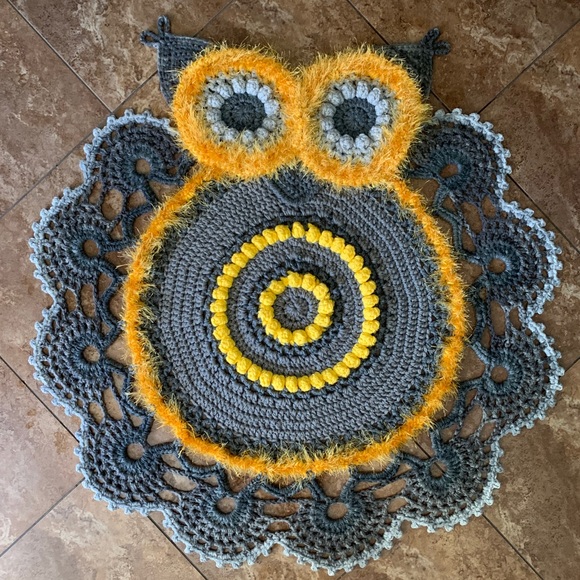 Crochet 🦉Owl🦉 Rug - Picture 3 of 4
